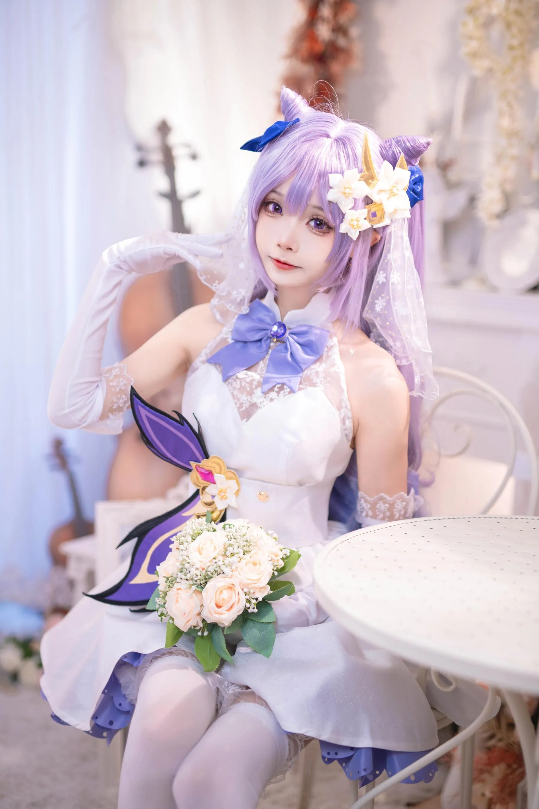 艾西aiwest – NO.02 刻晴花嫁 [40P]插图5